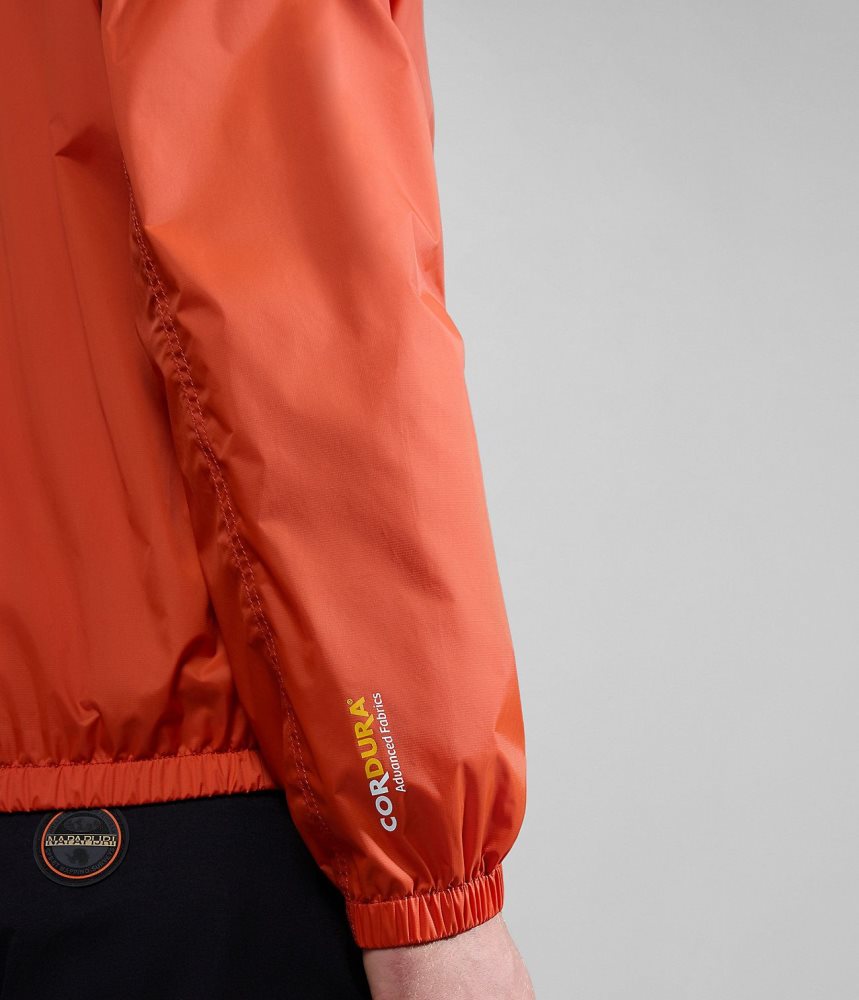 Napapijri Cloudy Windbreaker Lightweight Jackets Heren Oranje | FDRSBPA-79