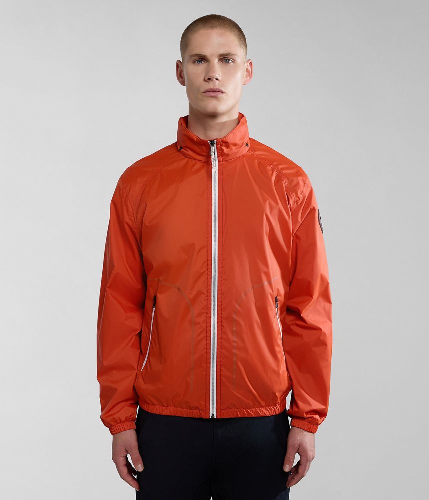 Napapijri Cloudy Windbreaker Lightweight Jackets Heren Oranje | FDRSBPA-79