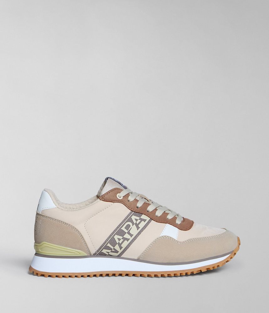 Napapijri Cosmos Trainers Sportschoenen Heren Beige | ZRUTJGI-84