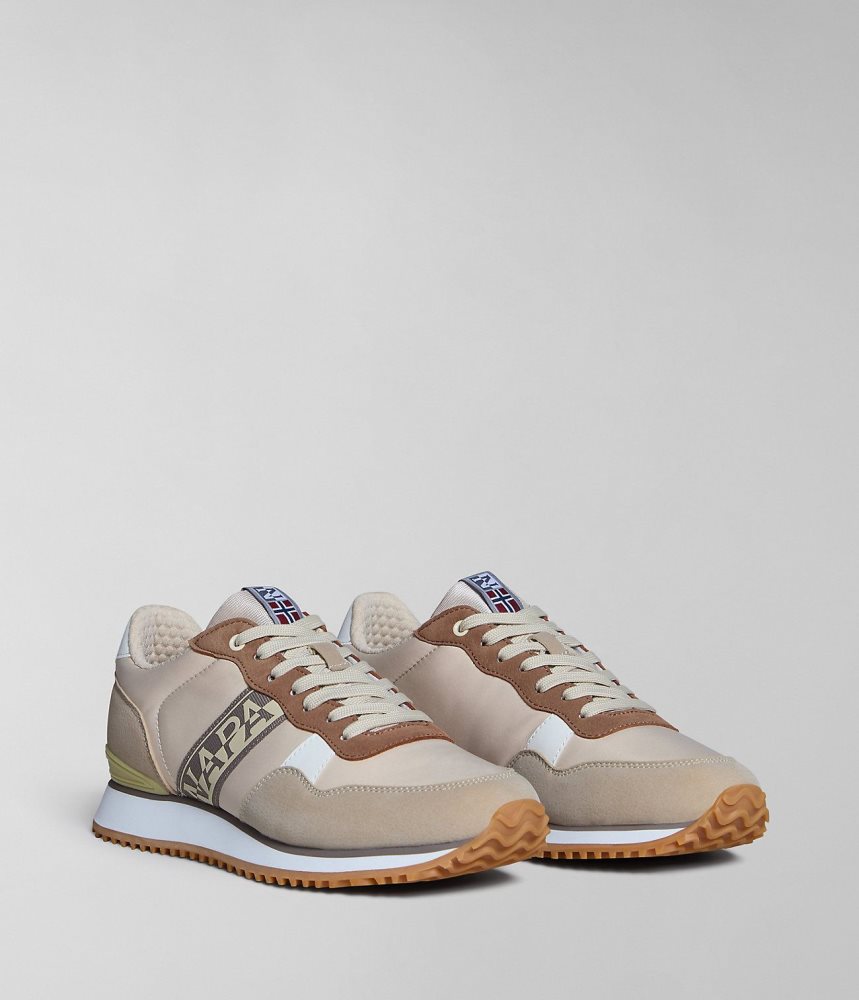 Napapijri Cosmos Trainers Sportschoenen Heren Beige | ZRUTJGI-84