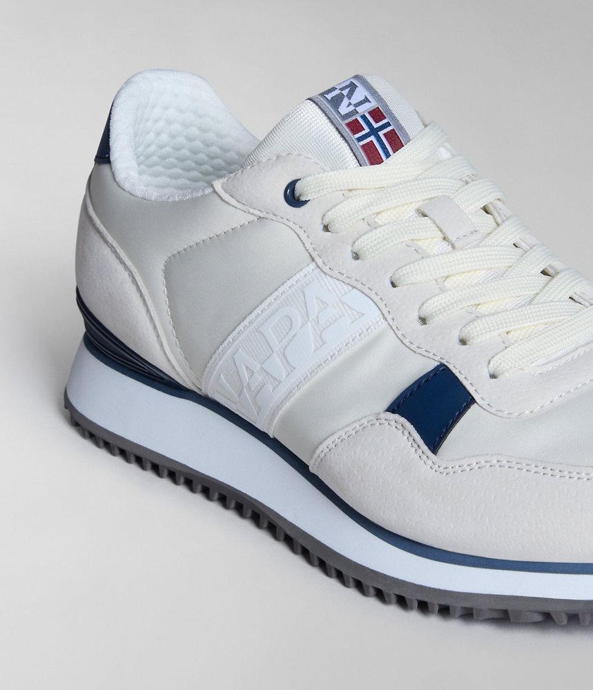 Napapijri Cosmos Trainers Sportschoenen Heren Wit | QOZLGSD-01