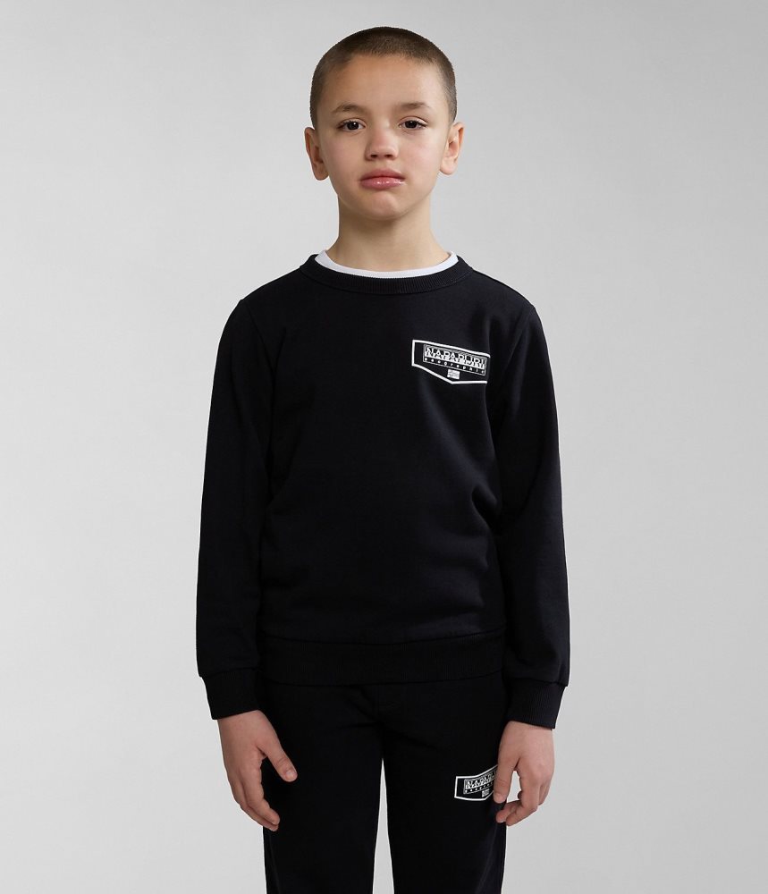 Napapijri Cree Tracksuit (4-16 YEARS) Trainingspak Kinderen Zwart | JLVDFXQ-10