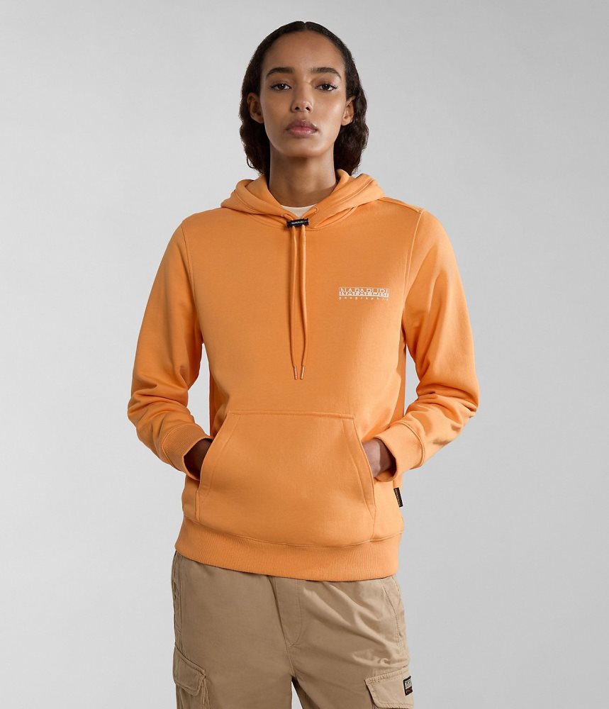 Napapijri Faber Hoodie Hoodie Dames Oranje | ALHWPIV-32