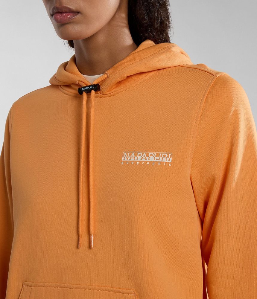 Napapijri Faber Hoodie Hoodie Dames Oranje | ALHWPIV-32