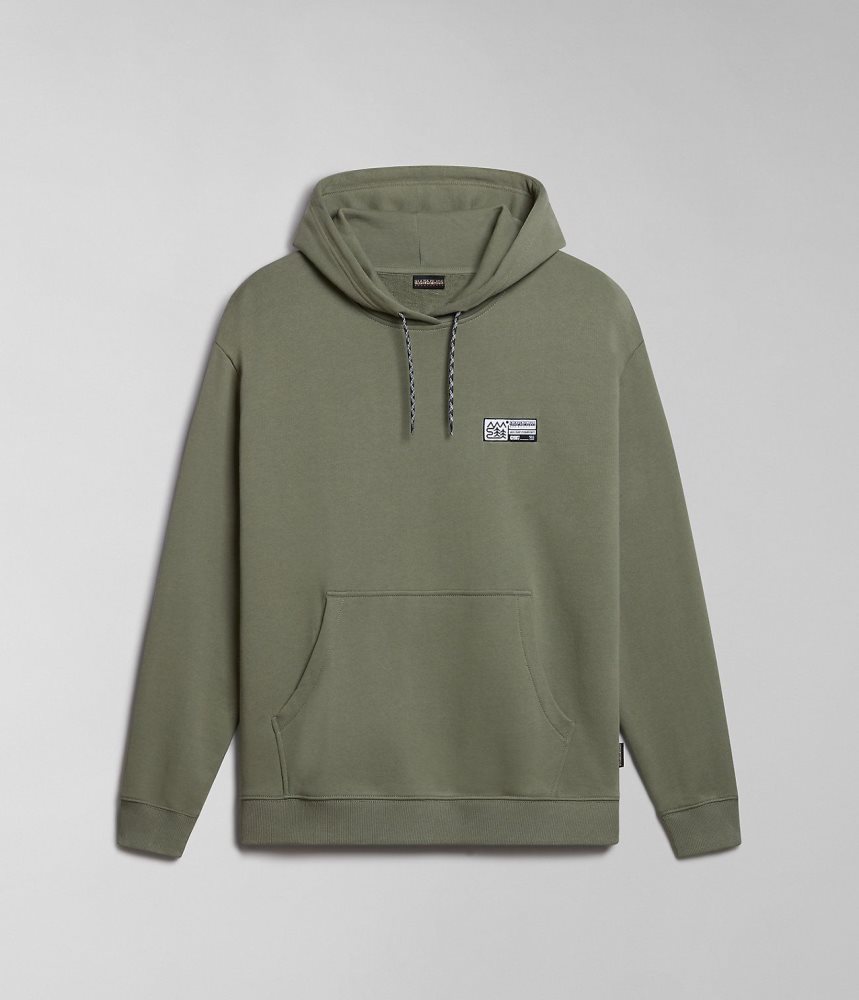 Napapijri Faber Hoodie Hoodie Heren Groen | CNIWAHG-69