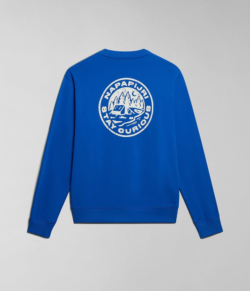 Napapijri Faber Sweatshirt Sweatshirts Dames Blauw | IFELGZY-65