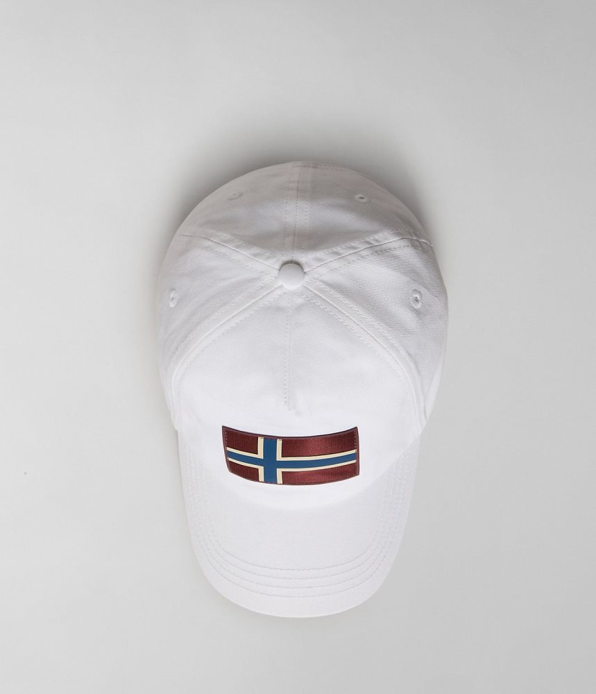 Napapijri Falis Cap Hoeden Heren Wit | SPDHXFU-31