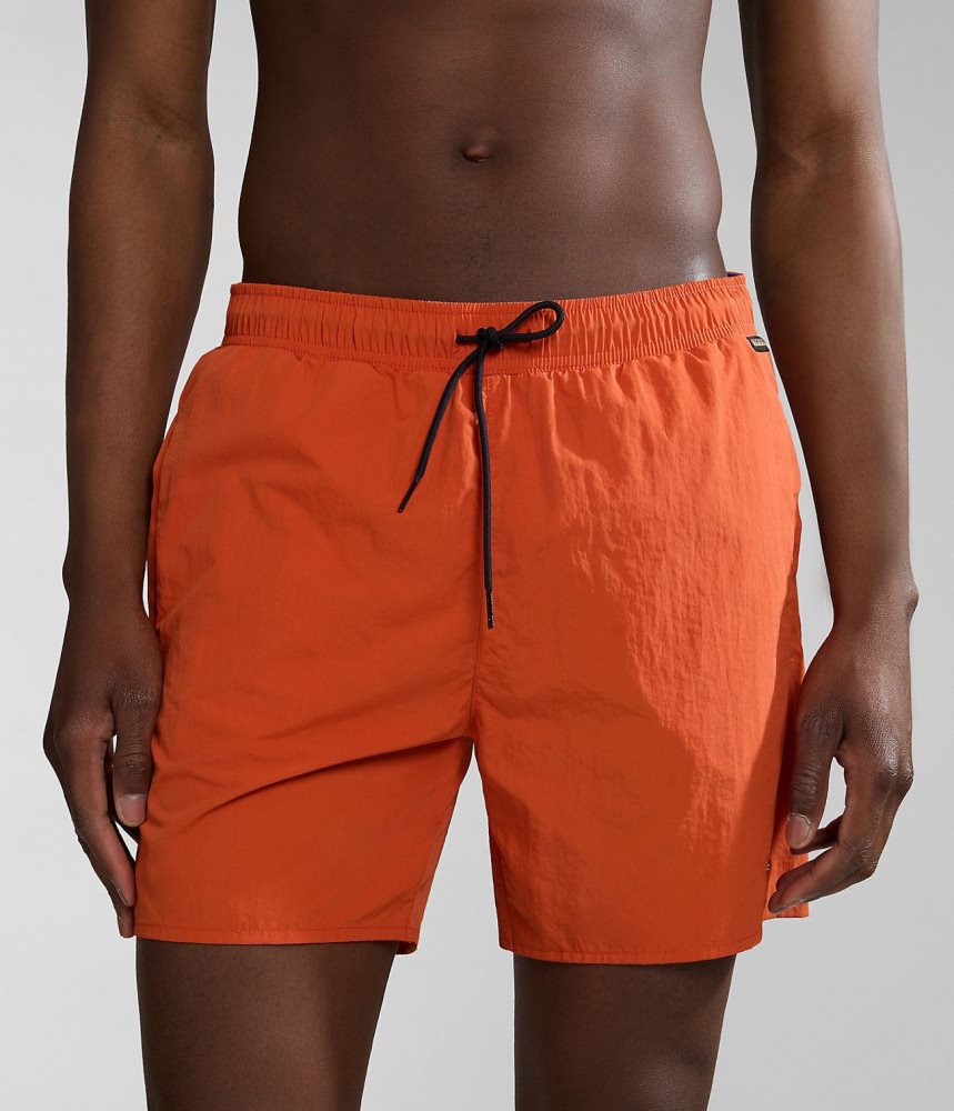 Napapijri Haldane Swimming Trunks Zwembroek Heren Oranje | AOLZFUB-50