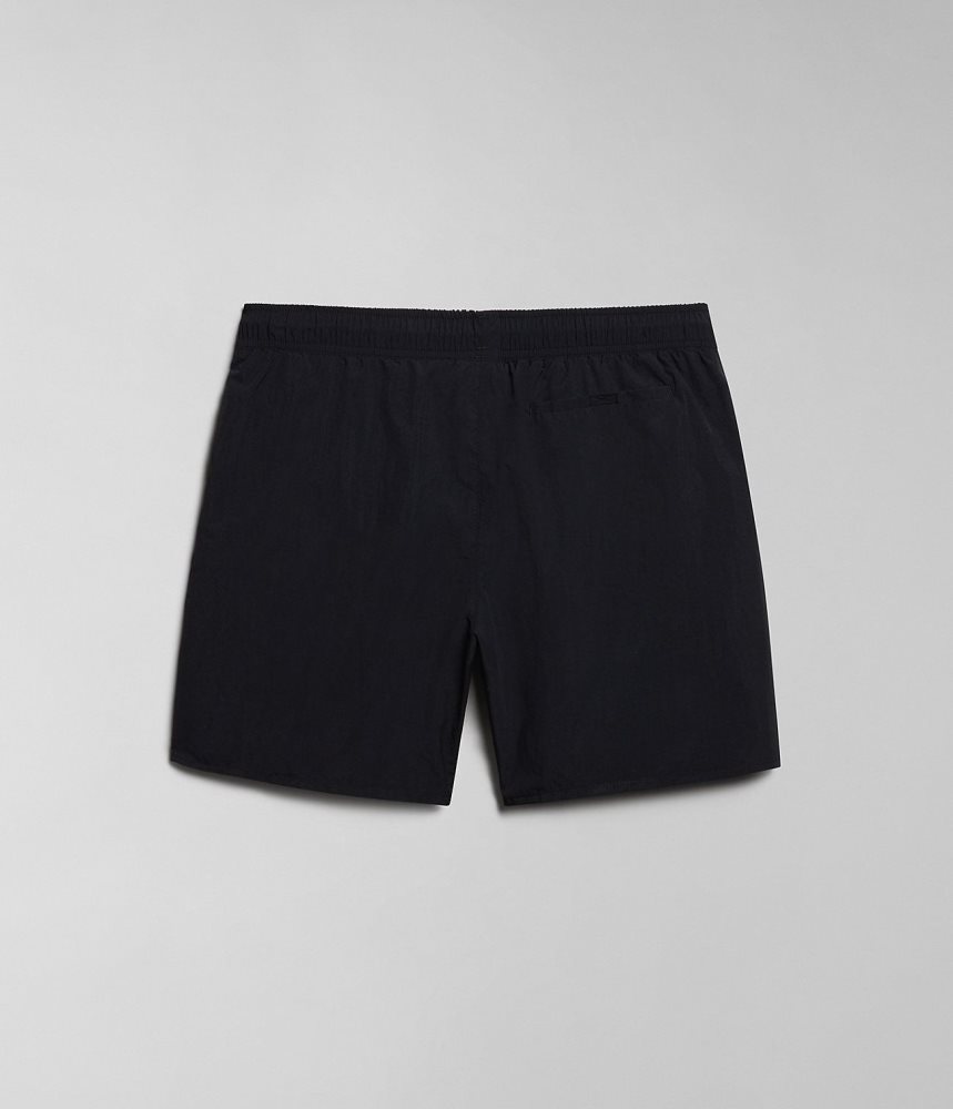 Napapijri Haldane Swimming Trunks Zwembroek Heren Zwart | ZIQBPVU-03