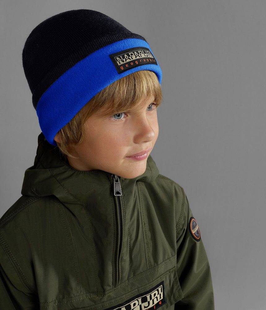 Napapijri Halley Beanie Hoeden Kinderen Donkerblauw | WQLYBRU-29