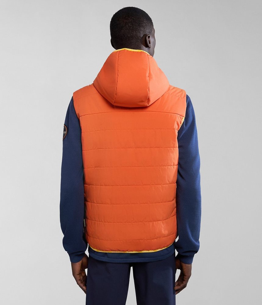 Napapijri Huron Packable Vest Gilet Heren Oranje | CELDKZR-60