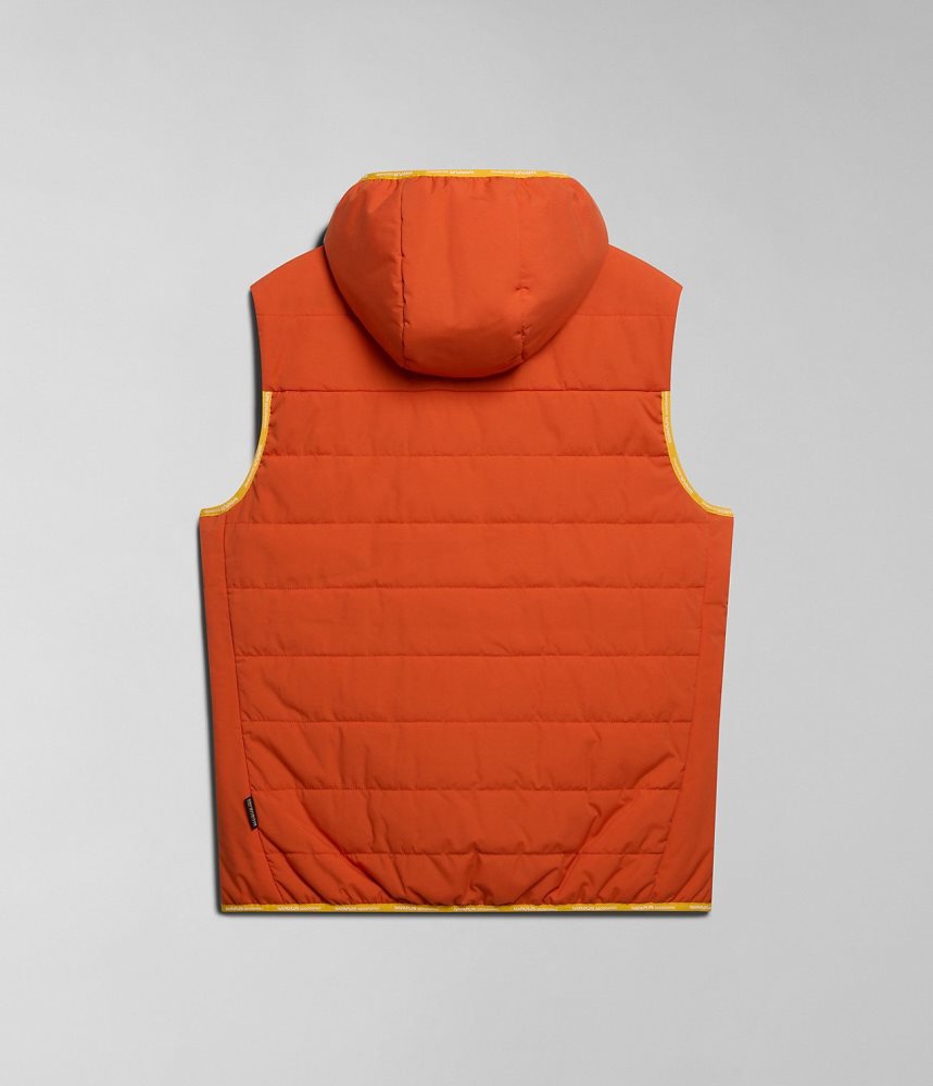 Napapijri Huron Packable Vest Gilet Heren Oranje | CELDKZR-60