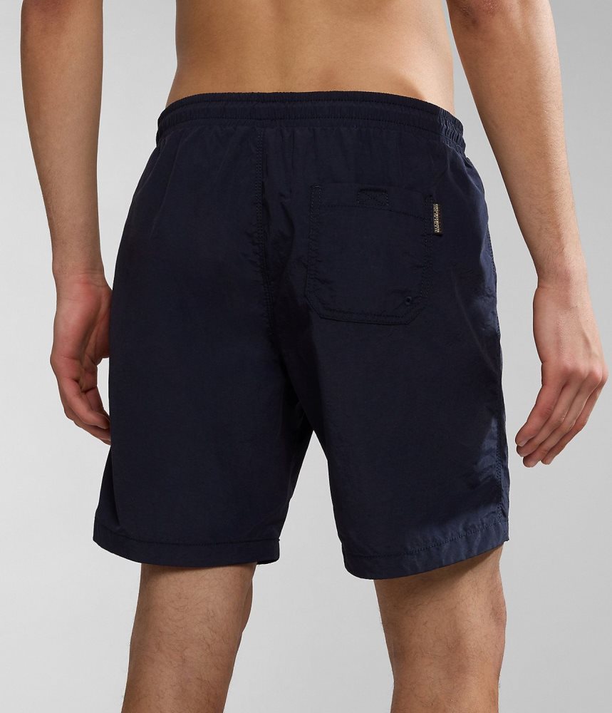 Napapijri Iaato Summer Trunks Zwembroek Heren Donkerblauw | AJZPIXQ-83