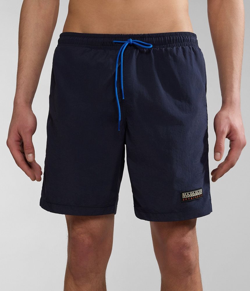 Napapijri Iaato Summer Trunks Zwembroek Heren Donkerblauw | AJZPIXQ-83