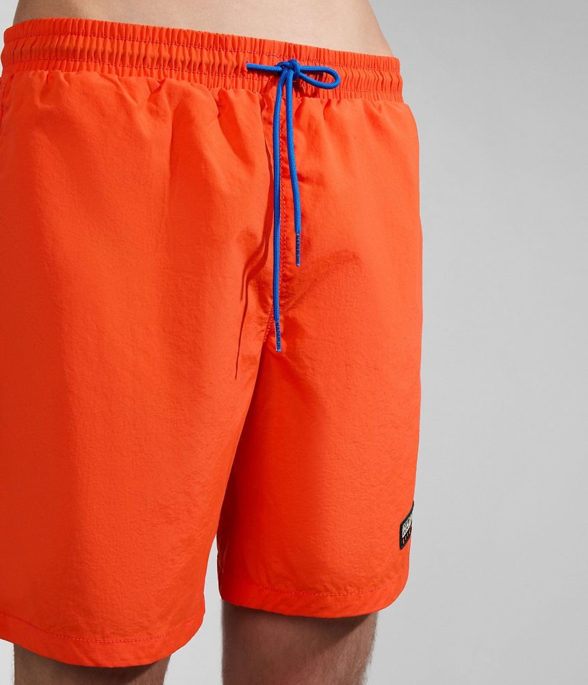 Napapijri Iaato Summer Trunks Zwembroek Heren Oranje | TVOQKMR-16