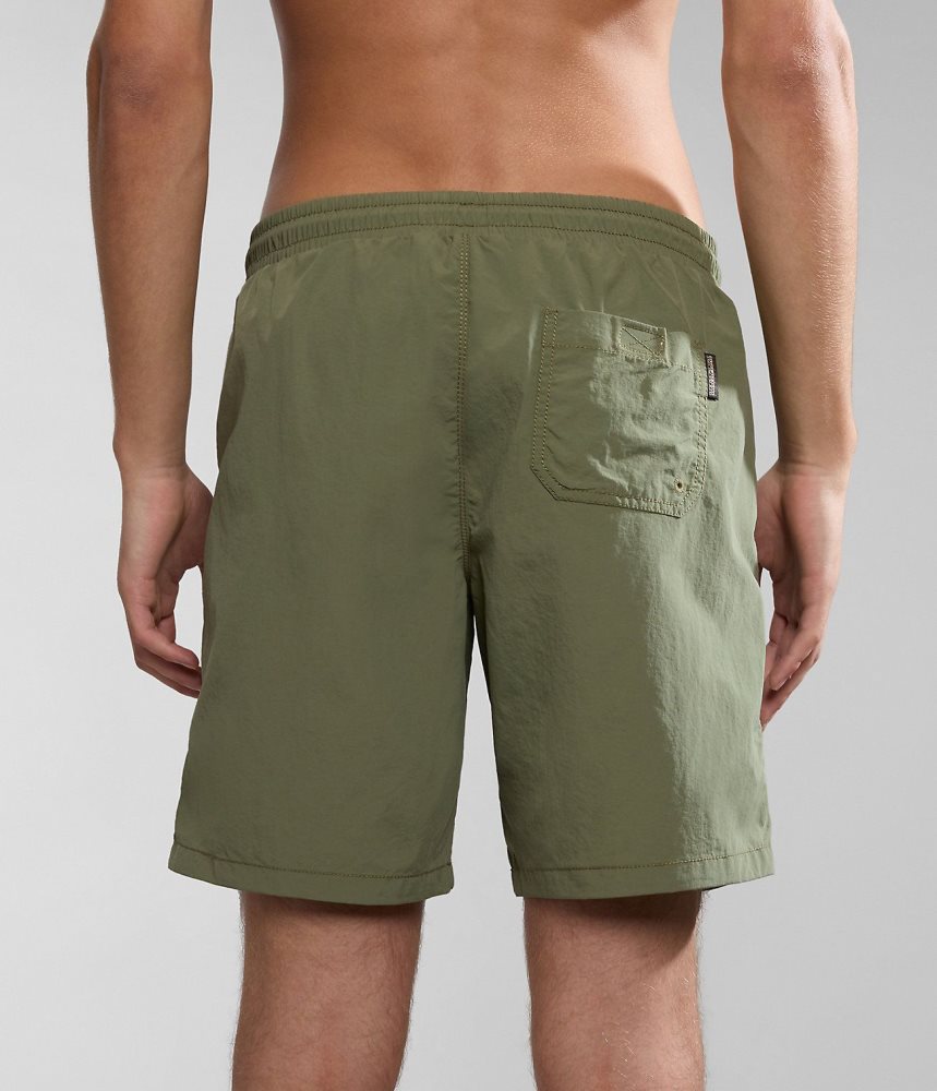 Napapijri Iaato Summer Trunks Zwembroek Heren Groen | MWNDELV-87