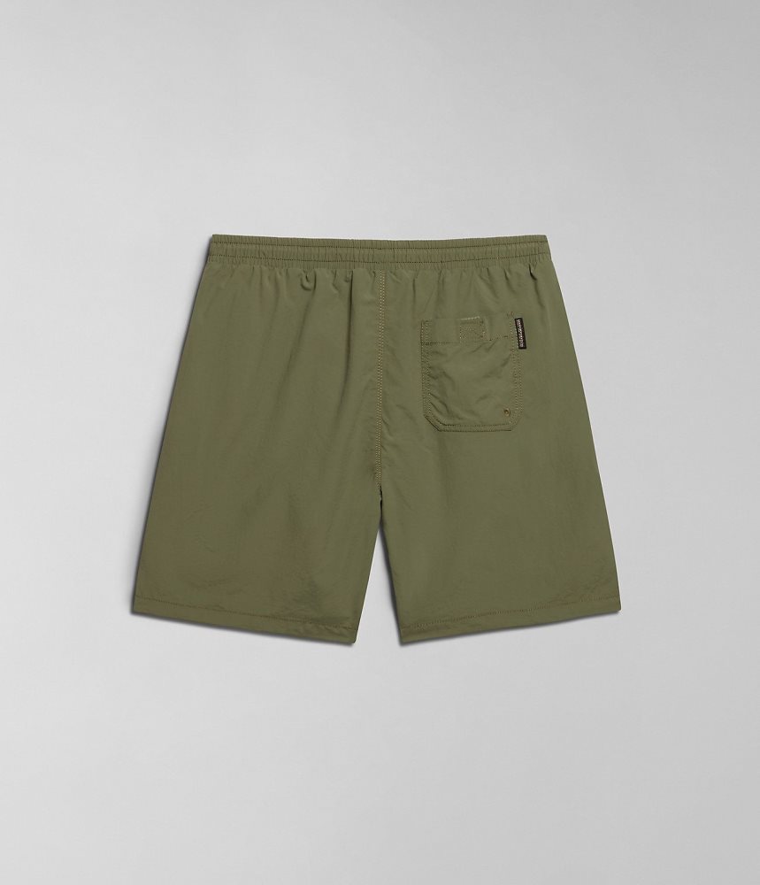 Napapijri Iaato Summer Trunks Zwembroek Heren Groen | MWNDELV-87