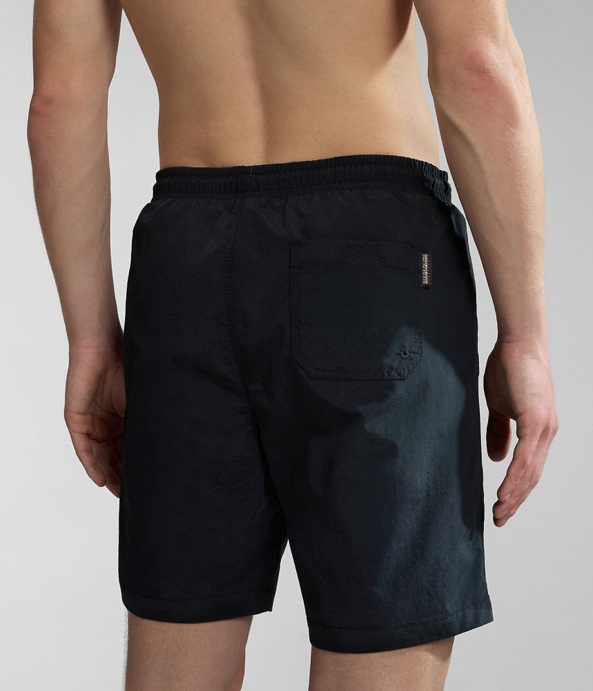 Napapijri Iaato Summer Trunks Zwembroek Heren Zwart | KCXRLND-43