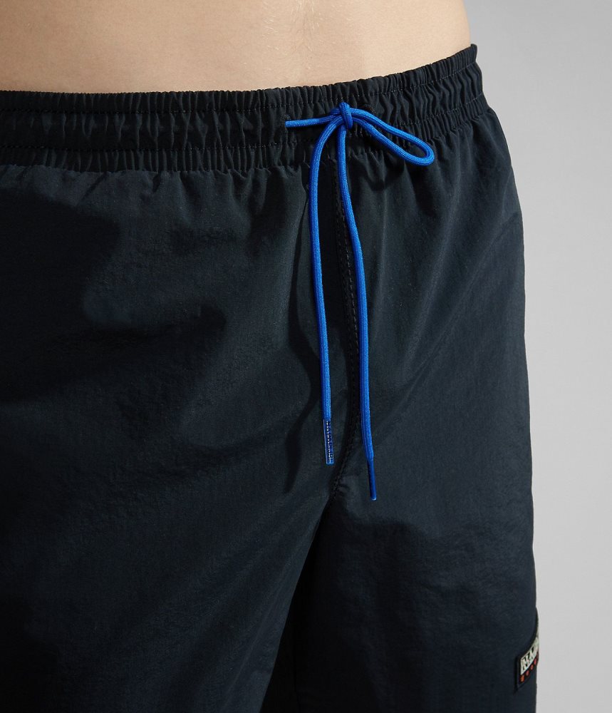 Napapijri Iaato Summer Trunks Zwembroek Heren Zwart | KCXRLND-43