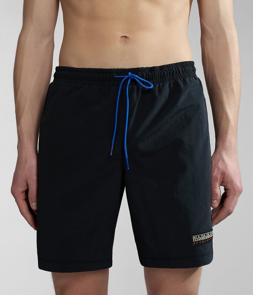 Napapijri Iaato Summer Trunks Zwembroek Heren Zwart | KCXRLND-43