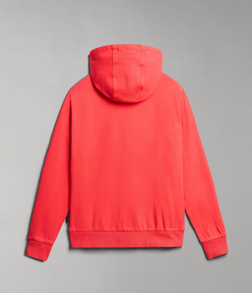 Napapijri Ibarra Full-Zip Hoodie Hoodie Dames Rood | WMBSCLV-72