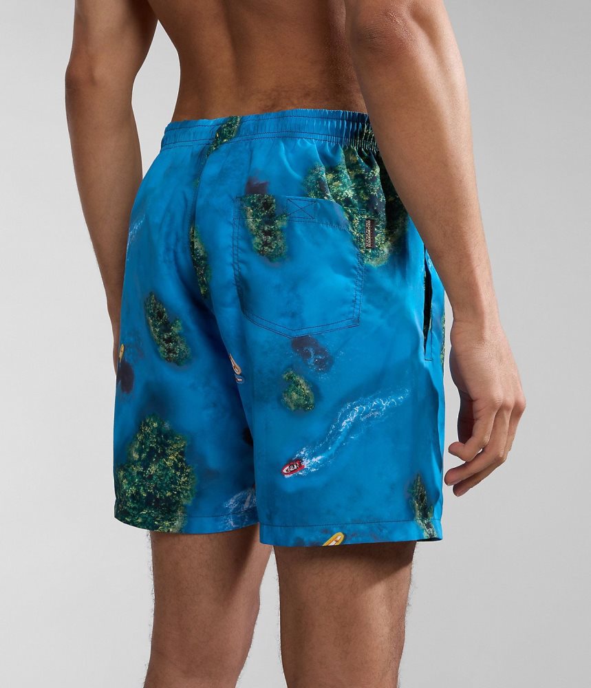 Napapijri Inuvik Swimming Trunks Zwembroek Heren Multicolour | HYVWORM-65