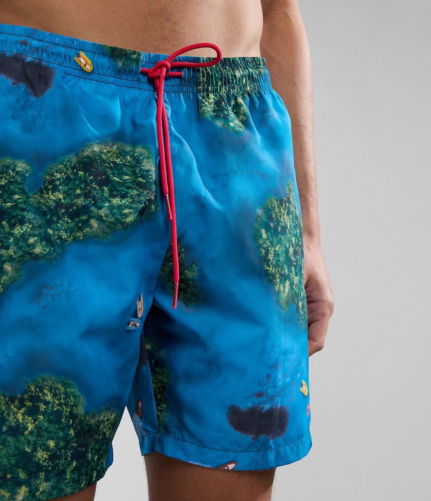 Napapijri Inuvik Swimming Trunks Zwembroek Heren Multicolour | HYVWORM-65