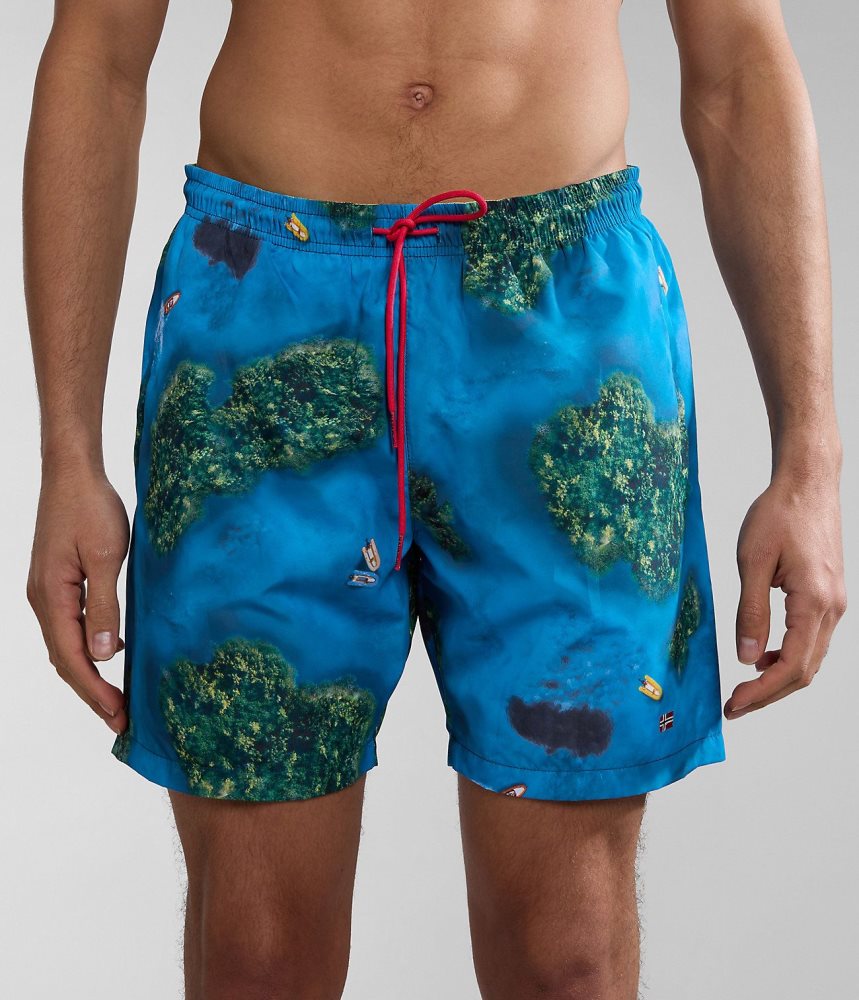 Napapijri Inuvik Swimming Trunks Zwembroek Heren Multicolour | HYVWORM-65