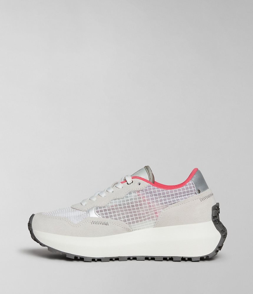 Napapijri Katrina Mesh Trainers Sportschoenen Dames Wit | PDKGQOJ-62