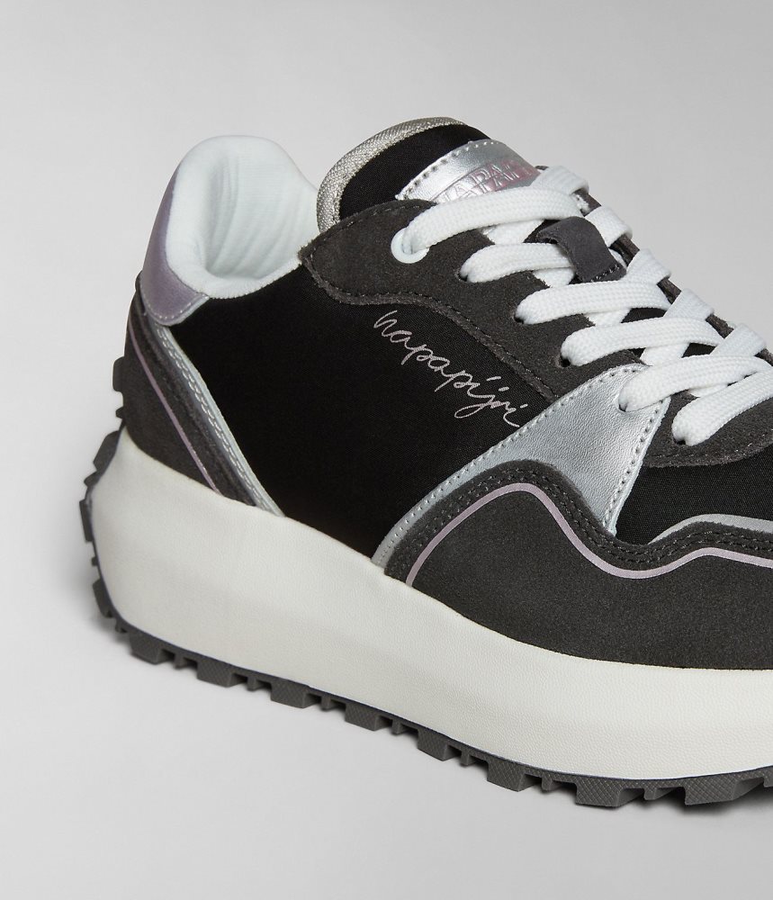 Napapijri Katrina Trainers Sportschoenen Dames Zwart | LPJQAKS-83