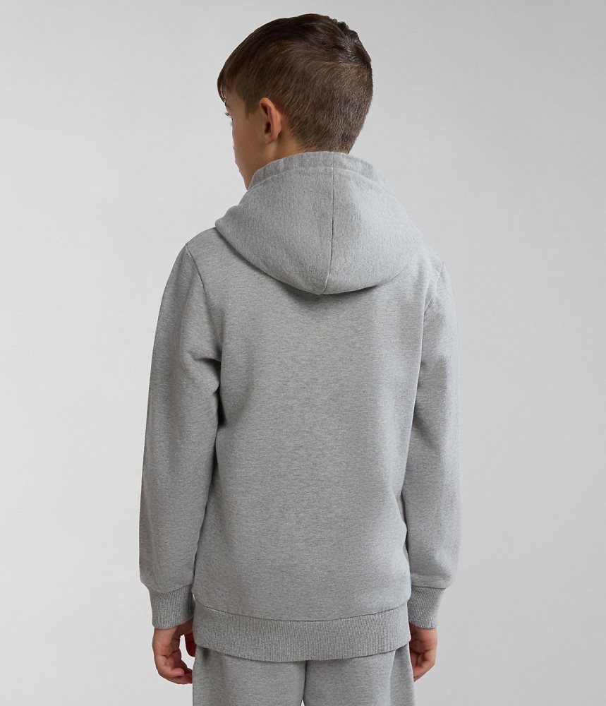 Napapijri Kitik Hoodie (4-16 YEARS) Hoodie Kinderen Grijs | WXBVRTA-05