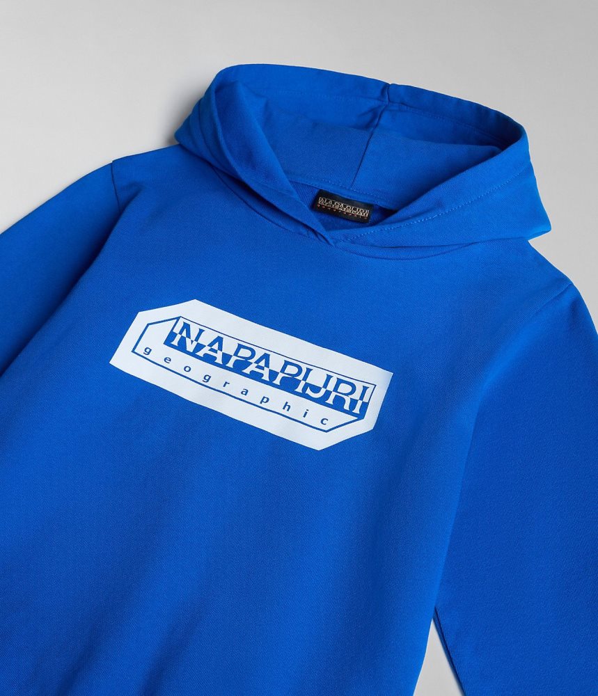 Napapijri Kitik Hoodie (4-16 YEARS) Hoodie Kinderen Blauw | UOTELNB-90