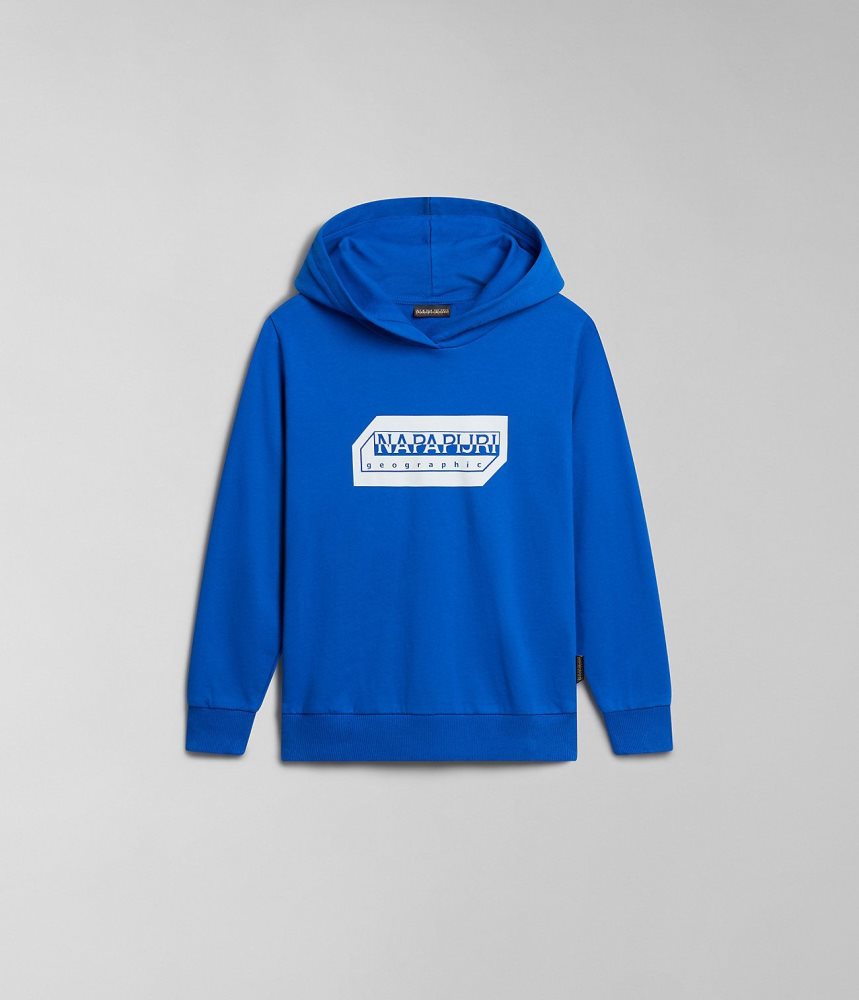 Napapijri Kitik Hoodie (4-16 YEARS) Hoodie Kinderen Blauw | UOTELNB-90