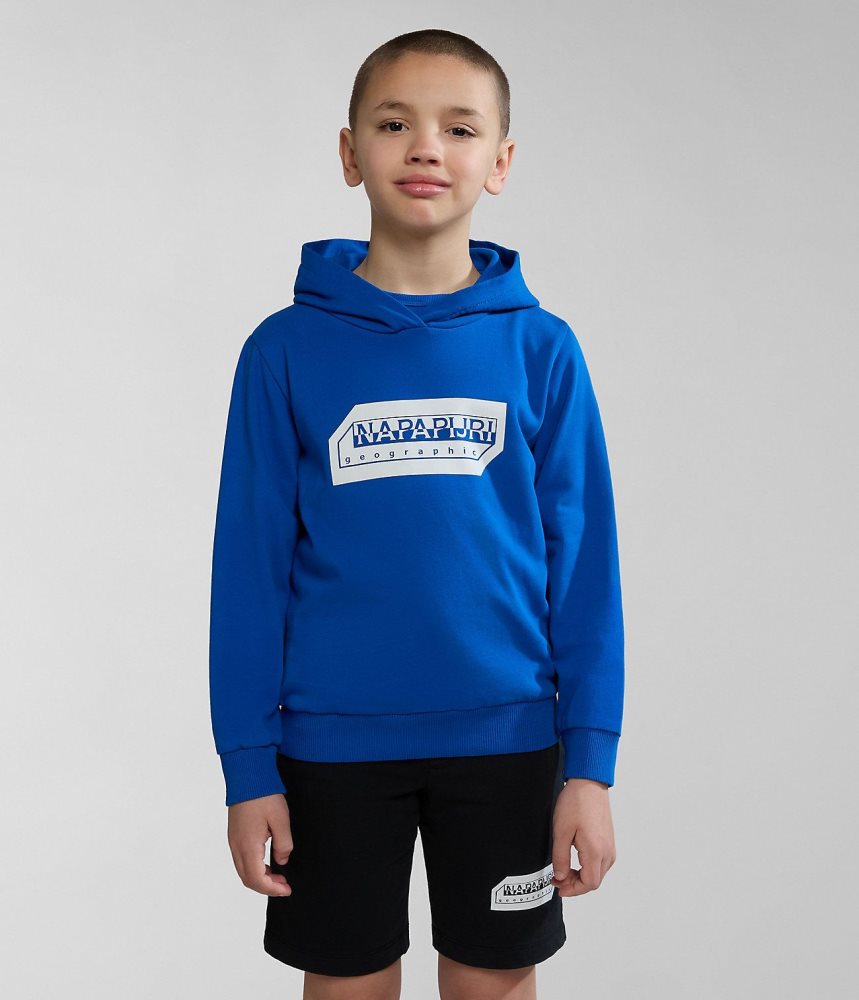 Napapijri Kitik Hoodie (4-16 YEARS) Hoodie Kinderen Blauw | UOTELNB-90