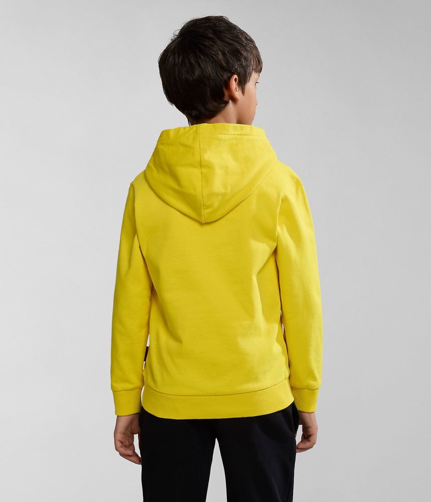 Napapijri Kitik Hoodie (4-16 YEARS) Hoodie Kinderen Geel | RIPKBSQ-31