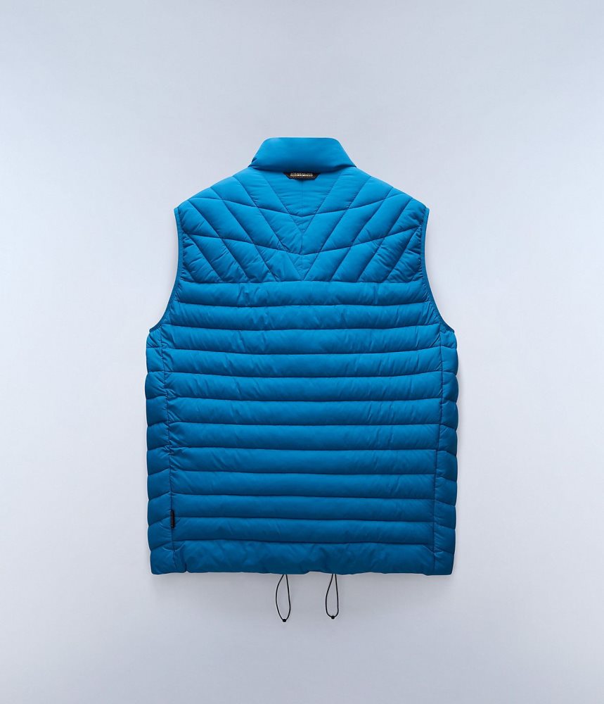 Napapijri Lapaz Vest Gilet Heren Blauw | GRVMYWU-60