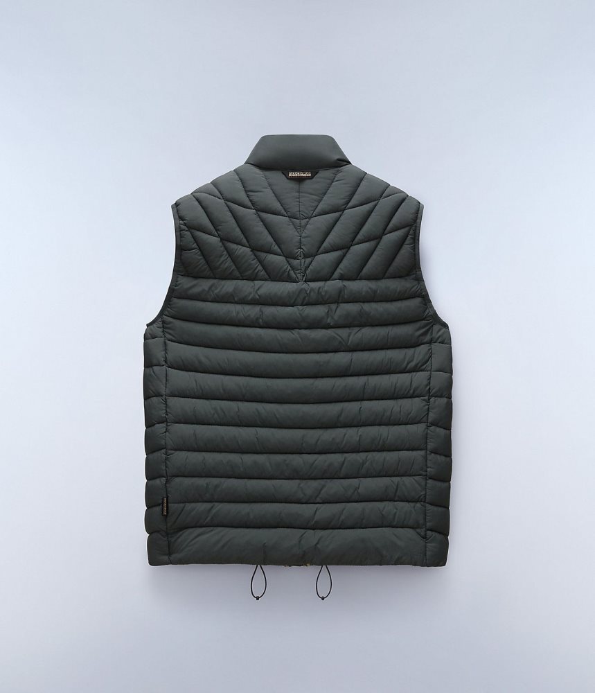 Napapijri Lapaz Vest Gilet Heren Groen | YPRVNQG-51