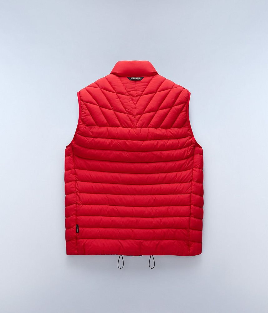 Napapijri Lapaz Vest Gilet Heren Rood | NKAHDWM-12