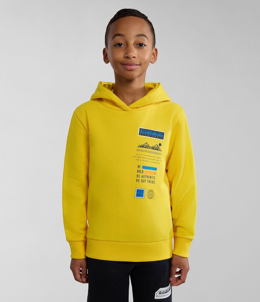 Napapijri Liard Hoodie (4-16 YEARS) Hoodie Kinderen Geel | CEABYGW-31