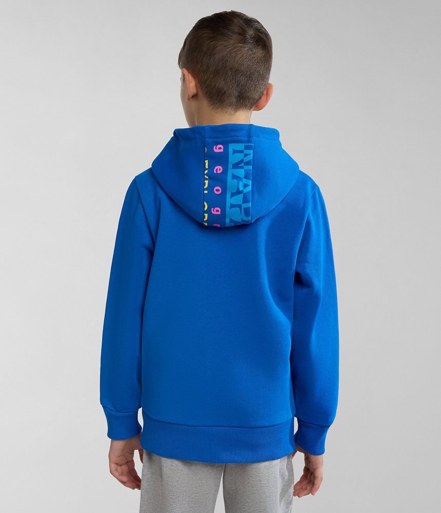 Napapijri Liard Hoodie (4-16 YEARS) Hoodie Kinderen Blauw | FWIAKGH-01