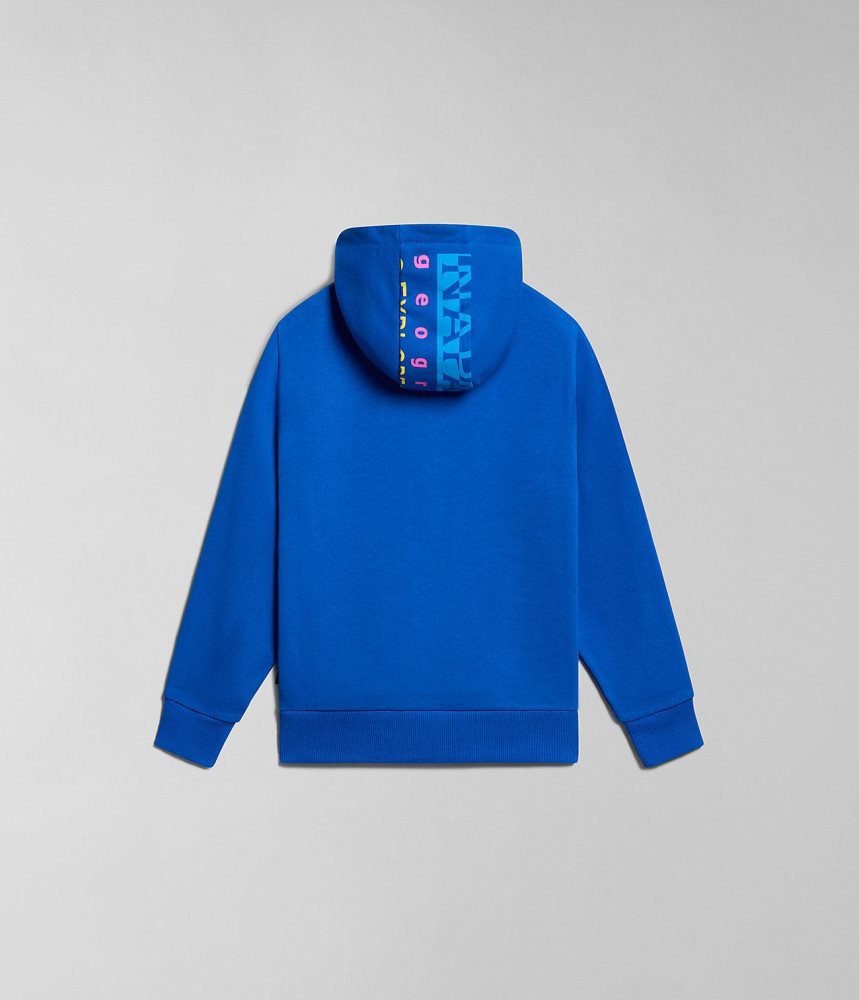 Napapijri Liard Hoodie (4-16 YEARS) Hoodie Kinderen Blauw | FWIAKGH-01