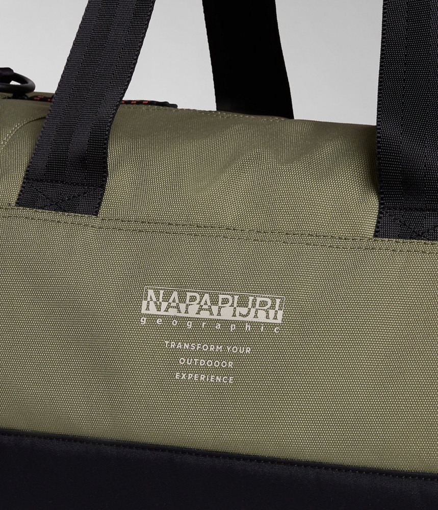 Napapijri Lynx Duffle Bag Plunjezak Heren Groen | SOWCBKI-09