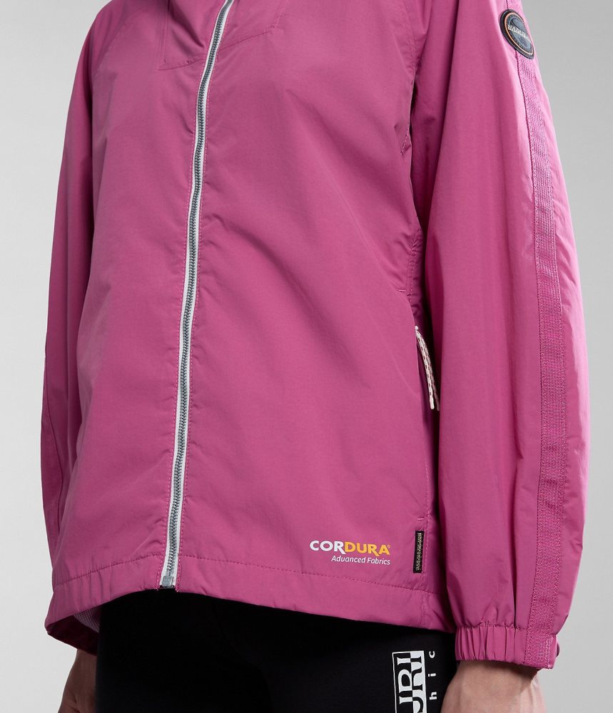 Napapijri Makay Windbreaker Lightweight Jackets Dames Roze | YRQSVAL-29