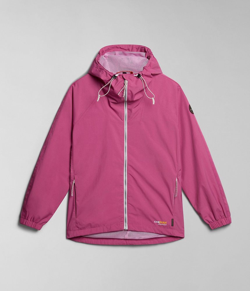 Napapijri Makay Windbreaker Lightweight Jackets Dames Roze | YRQSVAL-29