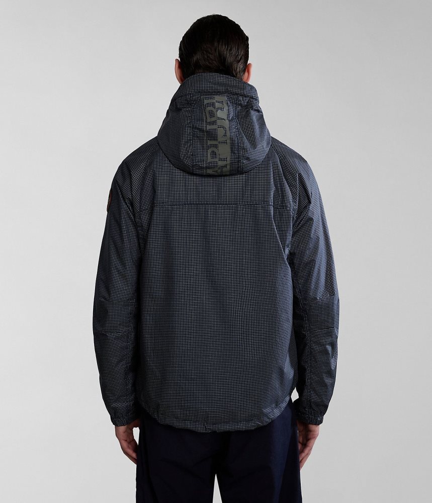 Napapijri Makay Windbreaker with Dyneema Regenjassen Heren Donkerblauw | CVNDMJL-12