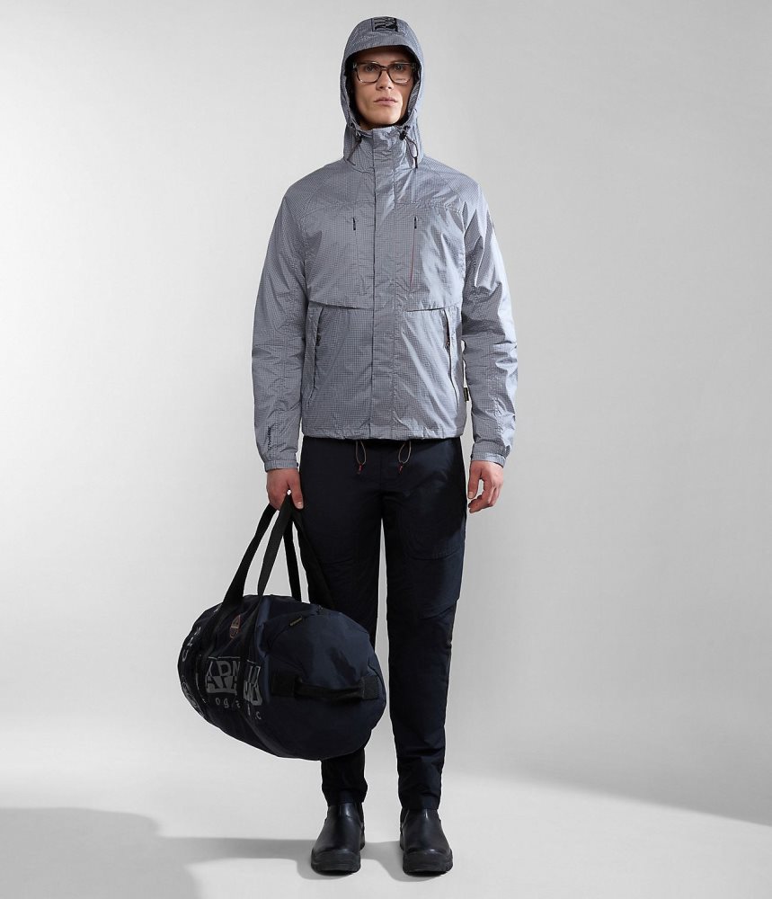 Napapijri Makay Windbreaker with Dyneema Short Jackets Heren Grijs | XHBYGRC-42