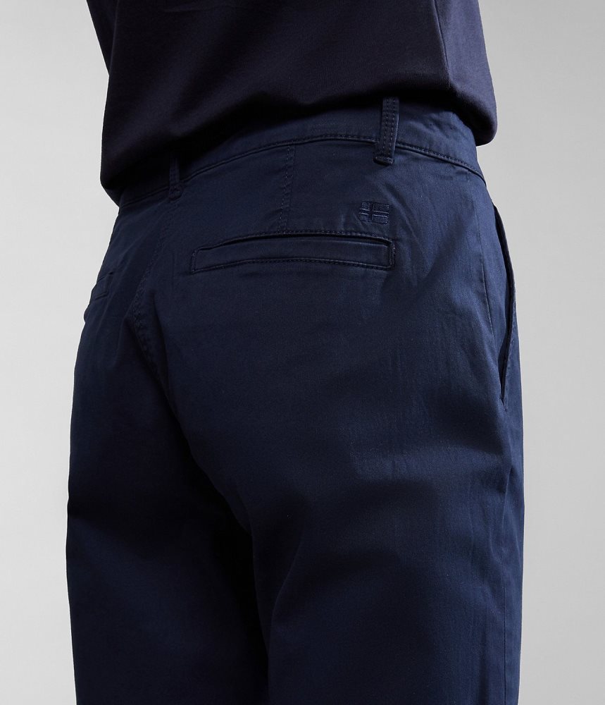 Napapijri Meridian Chino Trousers Chino Broek Dames Donkerblauw | INYMRTV-15