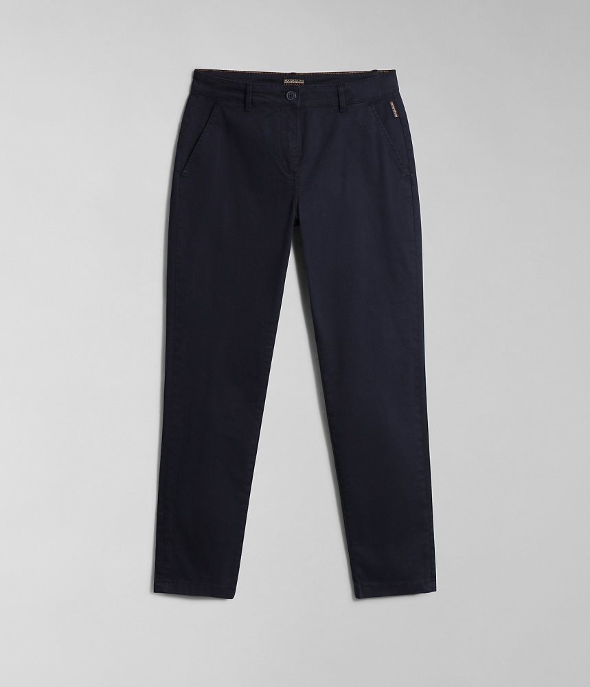 Napapijri Meridian Chino Trousers Chino Broek Dames Donkerblauw | INYMRTV-15