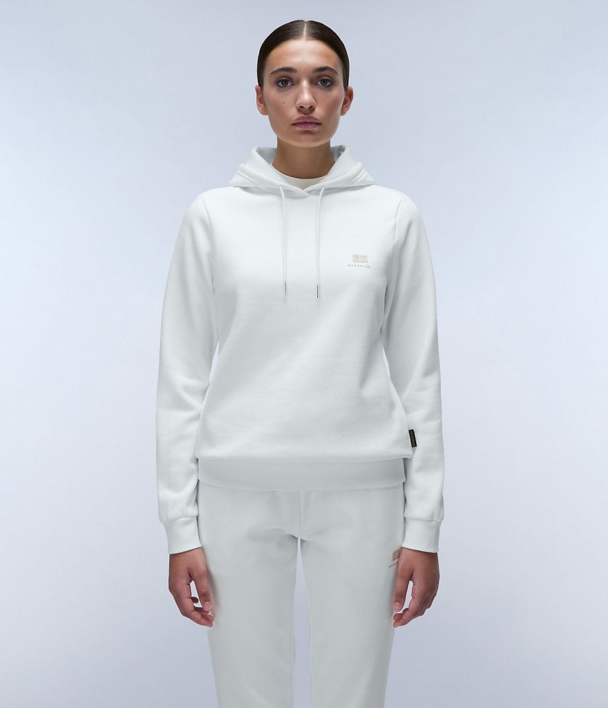 Napapijri Nina Winter Hoodie Hoodie Dames Wit | BMRGXLV-74