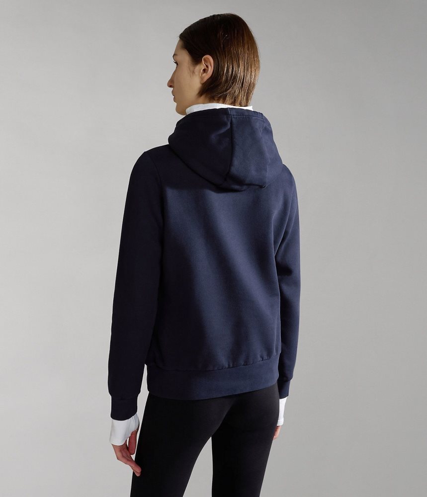 Napapijri Nina Winter Hoodie Hoodie Dames Donkerblauw | PURJCQA-08